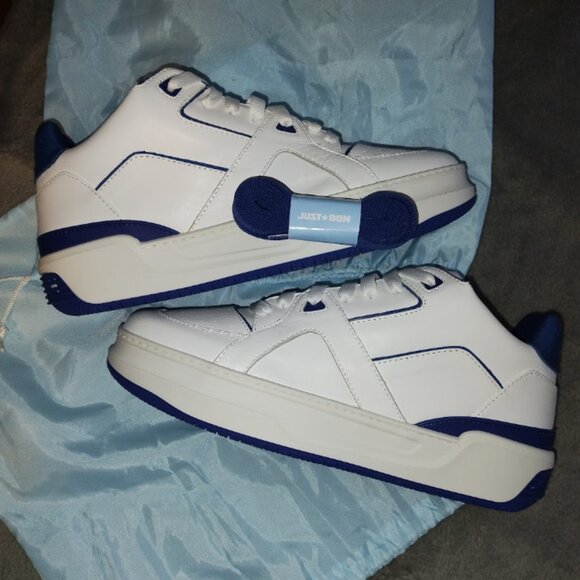 Just Don Designer Court Side Low Sneakers Mens Size 10 US